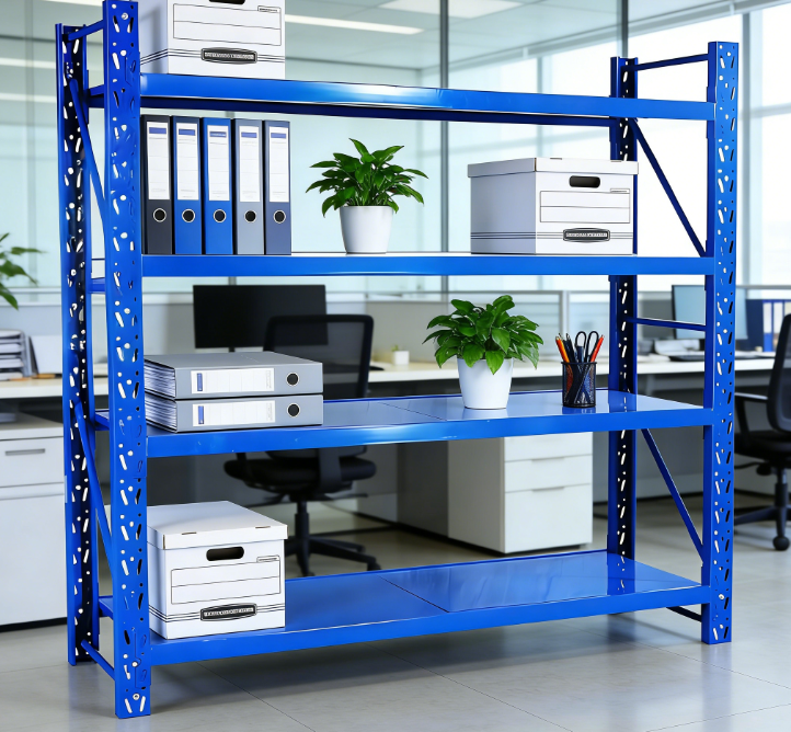 Industrial Steel Storage Racks, Customizable Height, Electrostatic Coated Anti-Rust & Anti-Corrosion Universal Shelving