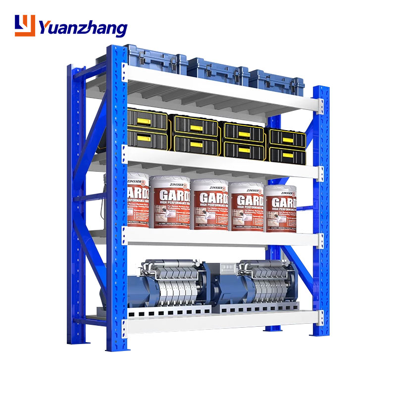 YZ Updated Metal Storage Stacking Rack Structure Racks Heavy Duty Shelf Holder for Warehouse High Load-bearing for 100-1000 KGS
