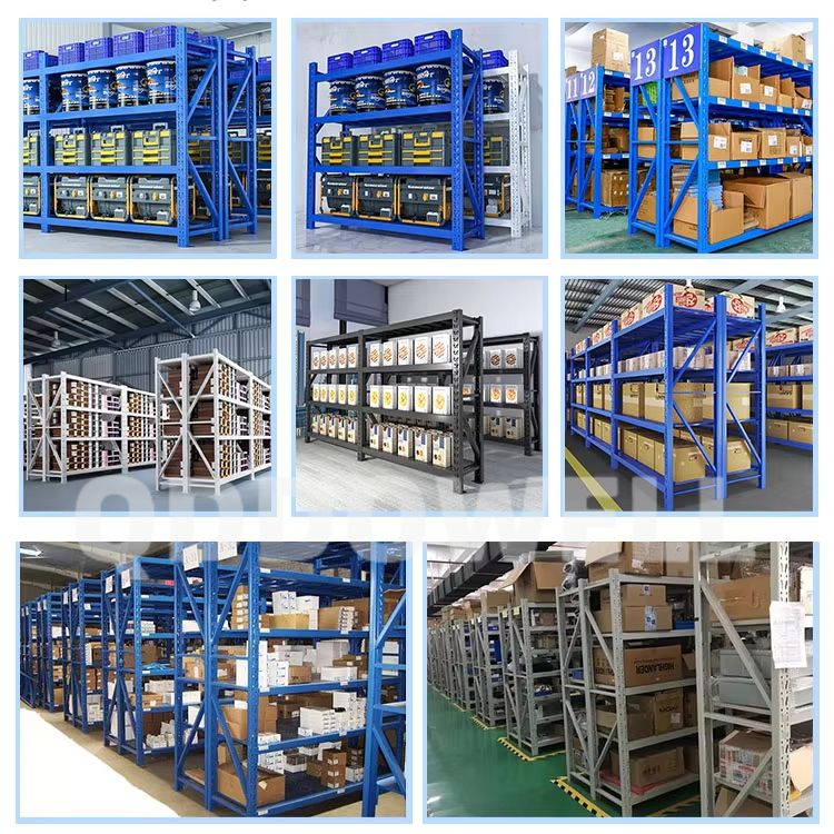 Hot Selling Industrial Steel Storage Rack, 4-Tier 2000mm Height, 200-500kg Load, Boltless Anti-Corrosion Shelving