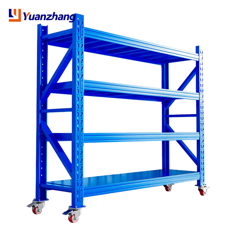 Metal Multi-layer Light Medium Duty Steel Rivet Shelving Shelves Shelving Adjustable Boltless Warehouse Heavy Duty Storage Rack