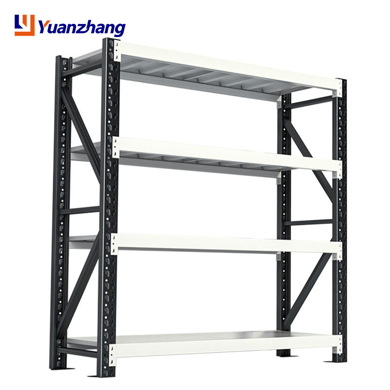 New Product Suitable Industrial Heavy Duty Long Span Boltless Rivet Warehouse Rack Storage Racking Shelves Adjustable Shelving
