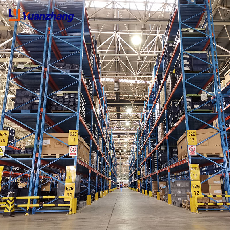YZ Garage Warehouse Rack Adjustable Storage Stacking Racks Pallet Stainless Steel Metal Shelving Shelves Unit