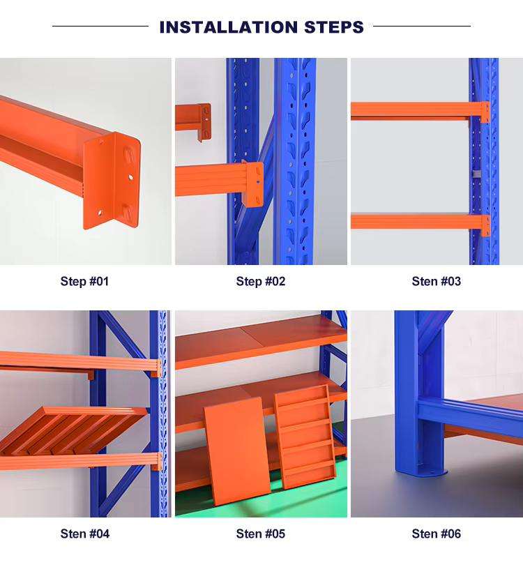 Industrial Light & Heavy Duty Steel Racks, Custom Metal Pallet Shelving, Storage Equipment for Cold Room & Warehouse
