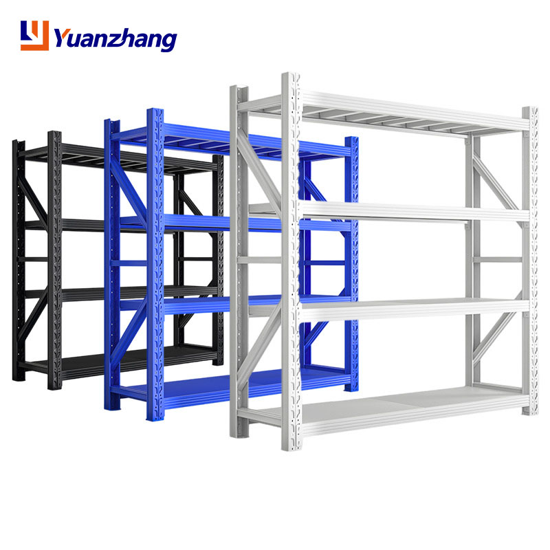 Customized Factory Supply Industrial Workshop Display Shelving Rack in Light Iron Rack Longspan Warehouse Shelving
