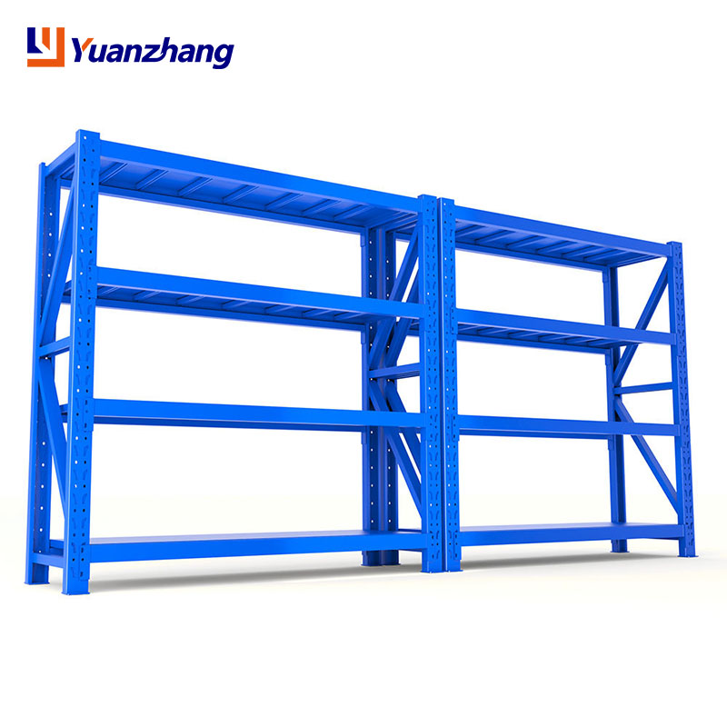 YZ Custom Industrial Steel Shelving, Steel Powder Coated, Adjustable Beam, Lightweight Multi-layer Commercial Storage Rack