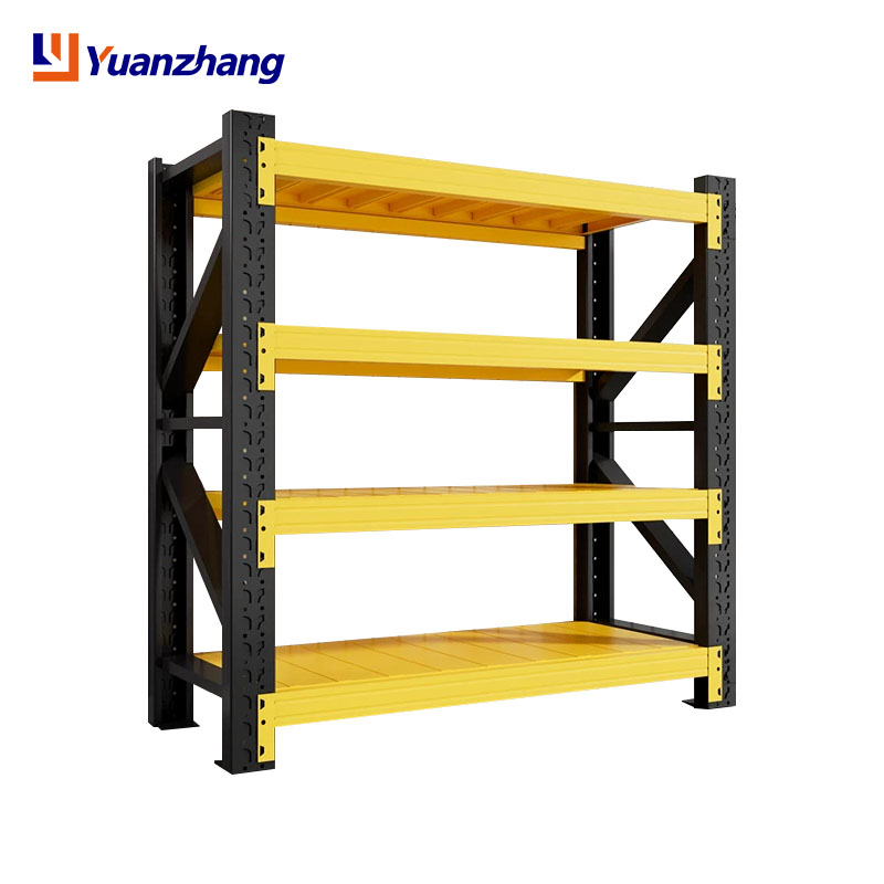 YZ Updated Metal Storage Stacking Rack Structure Racks Heavy Duty Shelf Holder for Warehouse High Load-bearing for 100-1000 KGS