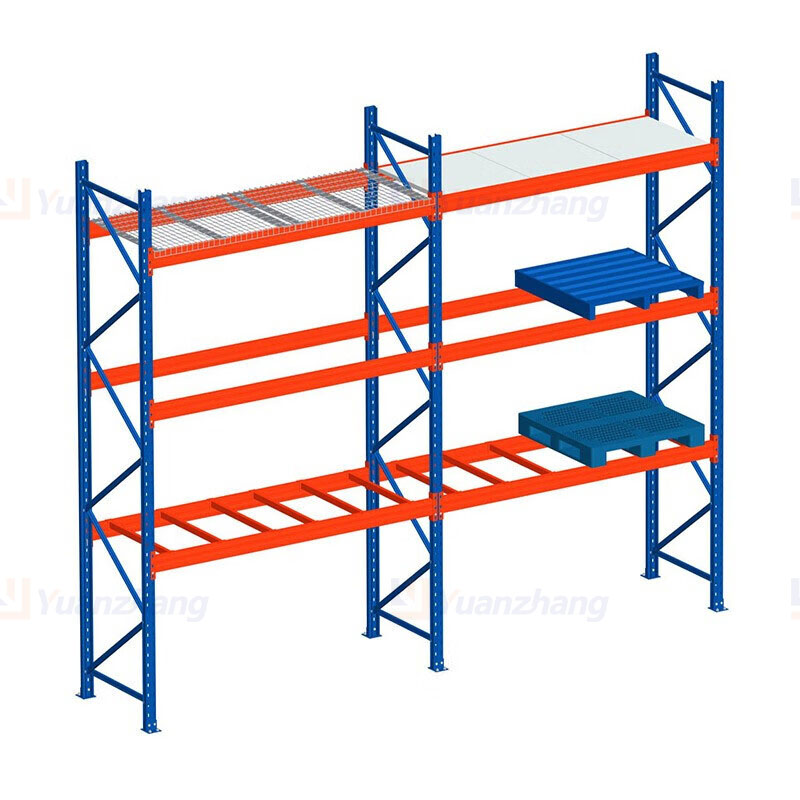 Industrial Steel Storage Racks 5-Layer Corrosion-Protected Electrostatic Powder Coated Warehouse Shelving System Model