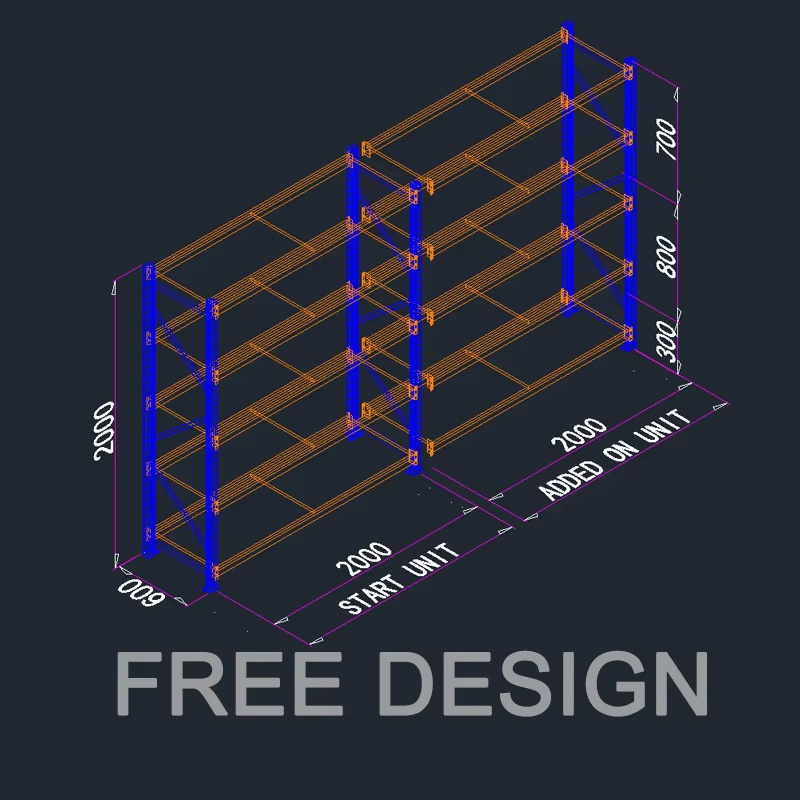 Industrial Steel Storage Racks, Customizable Height, Electrostatic Coated Anti-Rust & Anti-Corrosion Universal Shelving