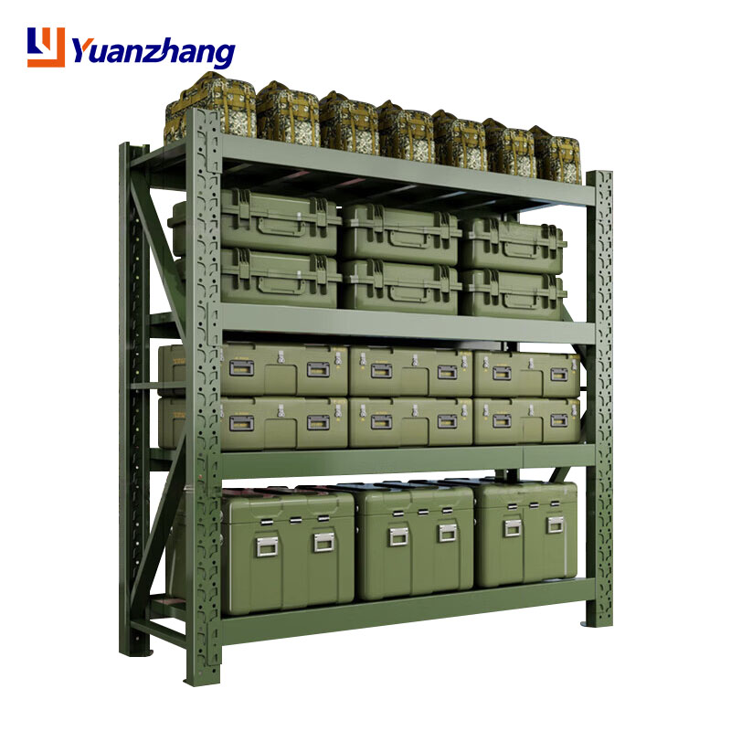 Heavy Duty Steel Storage Rack, Rustproof & Wear Resistant Adjustable Shelving for Warehouse & Workshop