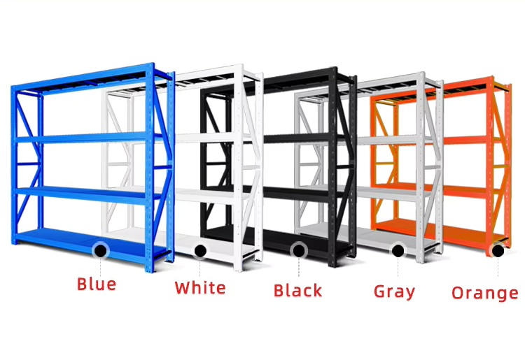 Factory Stacking Racks Shelves Warehouse Metal Rack Heavy Duty Garage Shelving Unit Steel Industrial Rack Storage Shelves