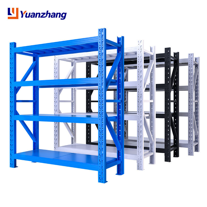 Weld Widespan Racking System 4 Shelves Warehouse Storage Rack Shelving Long Span Shelving Rack Manufacturers