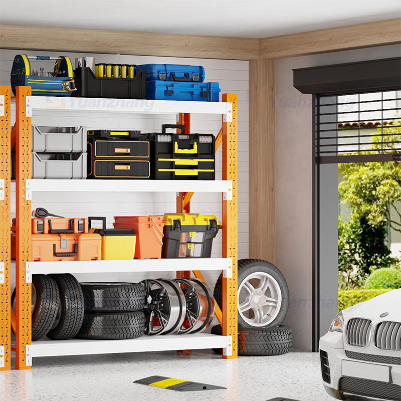 Heavy Duty Metal Storage Racks Steel Adjustable Shelves 5 Layers Boltless Garage Storage Rack 200KG 300KG 500KG Shelves Racks