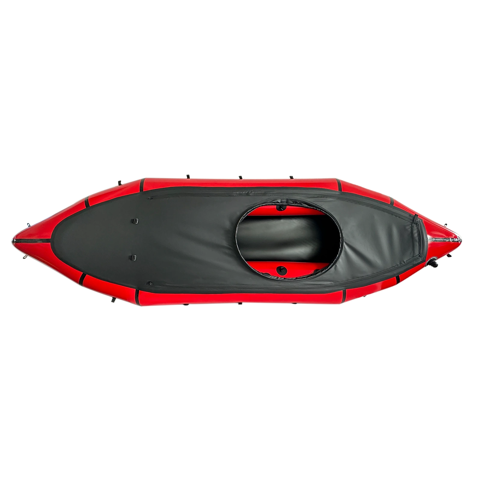 Single Packraft: 9.8 ft Length, 35.4 in Width, 11.4 in Tube Diameter
