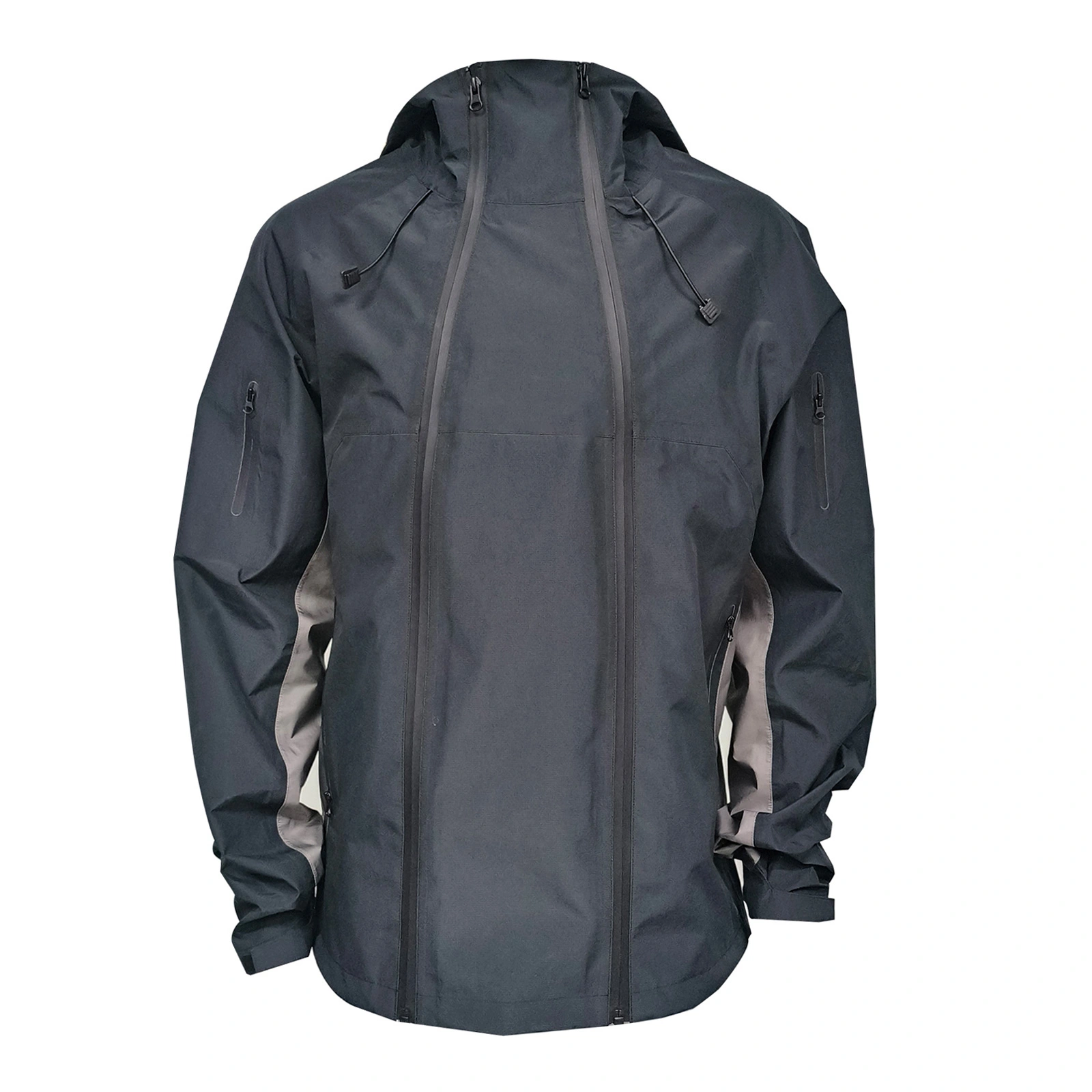 High Performance Black underarm venting   Rain Jacket for Hiking