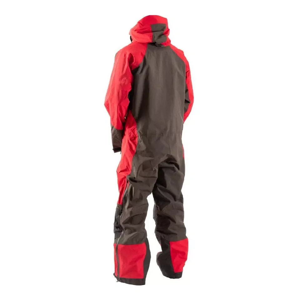 Ski Suit Red & Grey