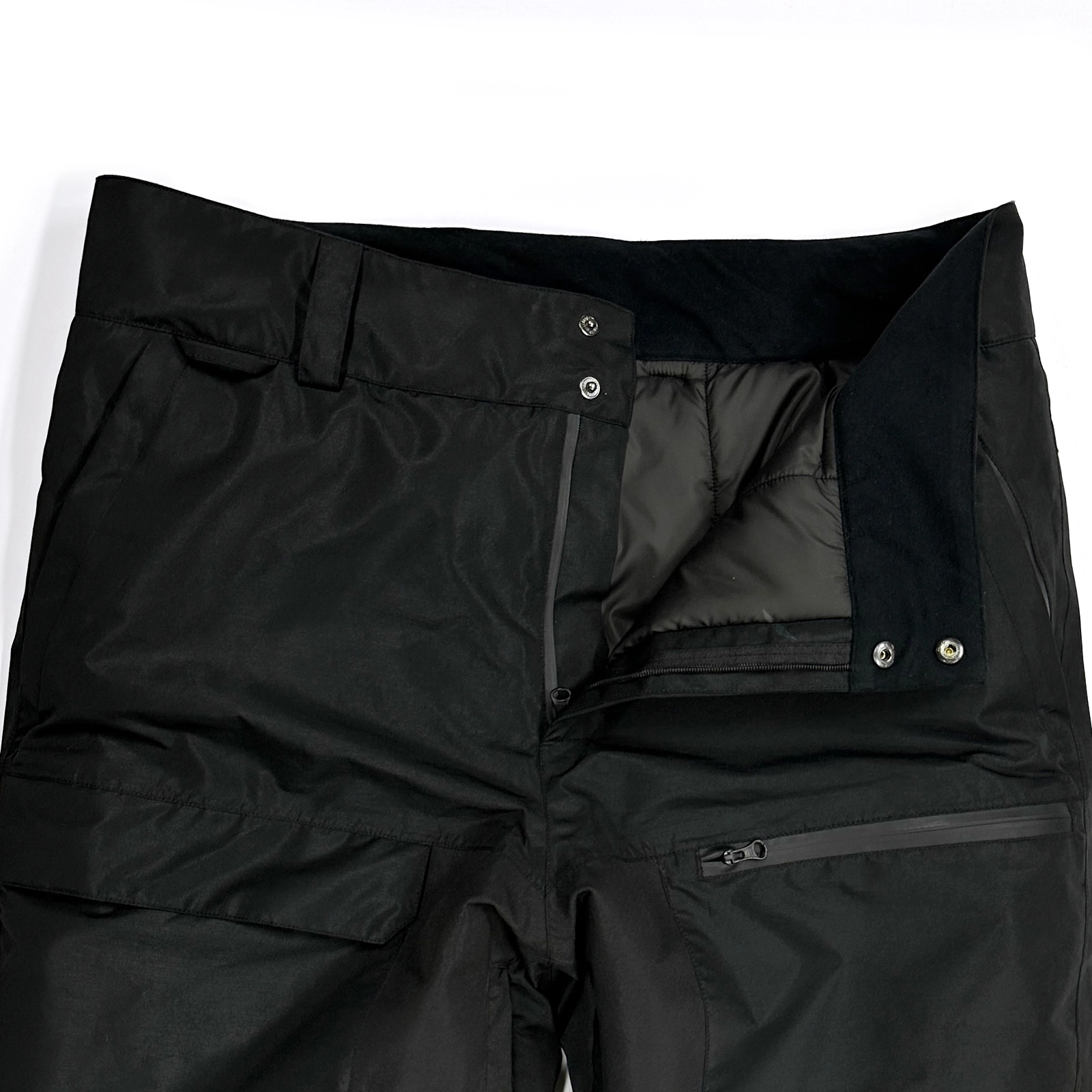 Black Ski Pants with Snow Gaiter