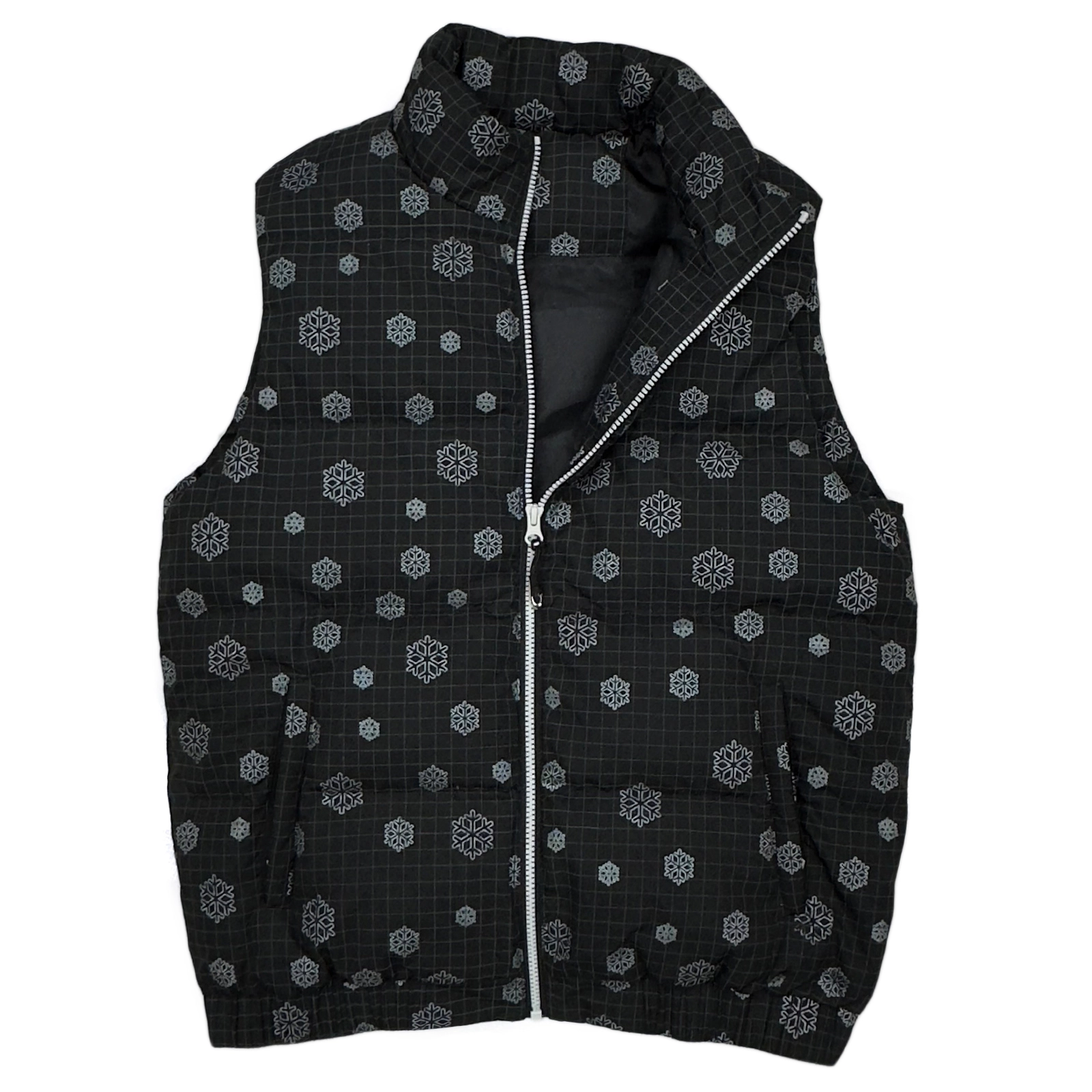 Snowflake Pattern Puffer Vest Winter Coat High-Quality Wholesales