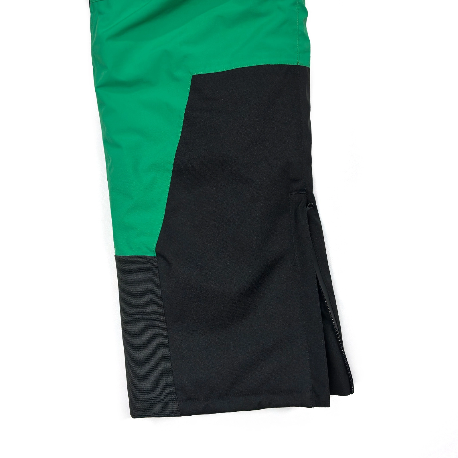 Teal and Black Down Ski Pants