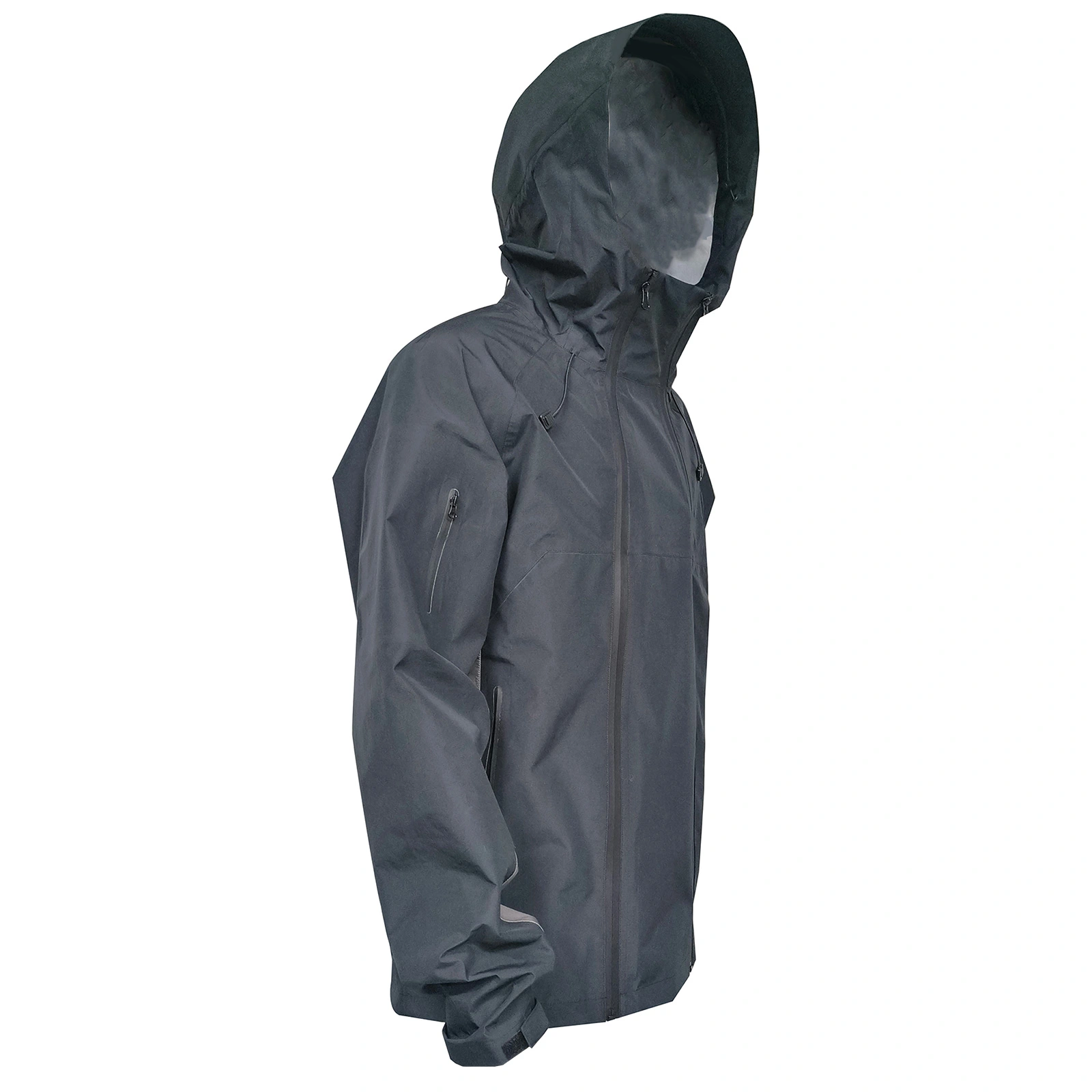 High Performance Black underarm venting   Rain Jacket for Hiking