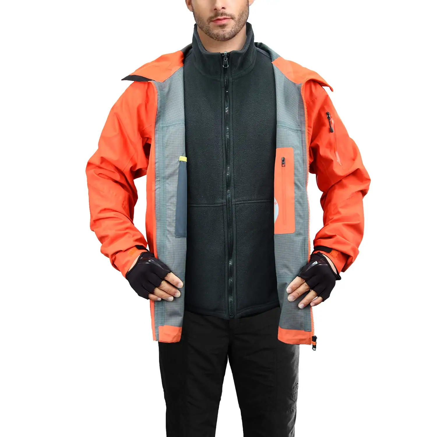 Orange Shell Jacket Waterproof (20,000mm)