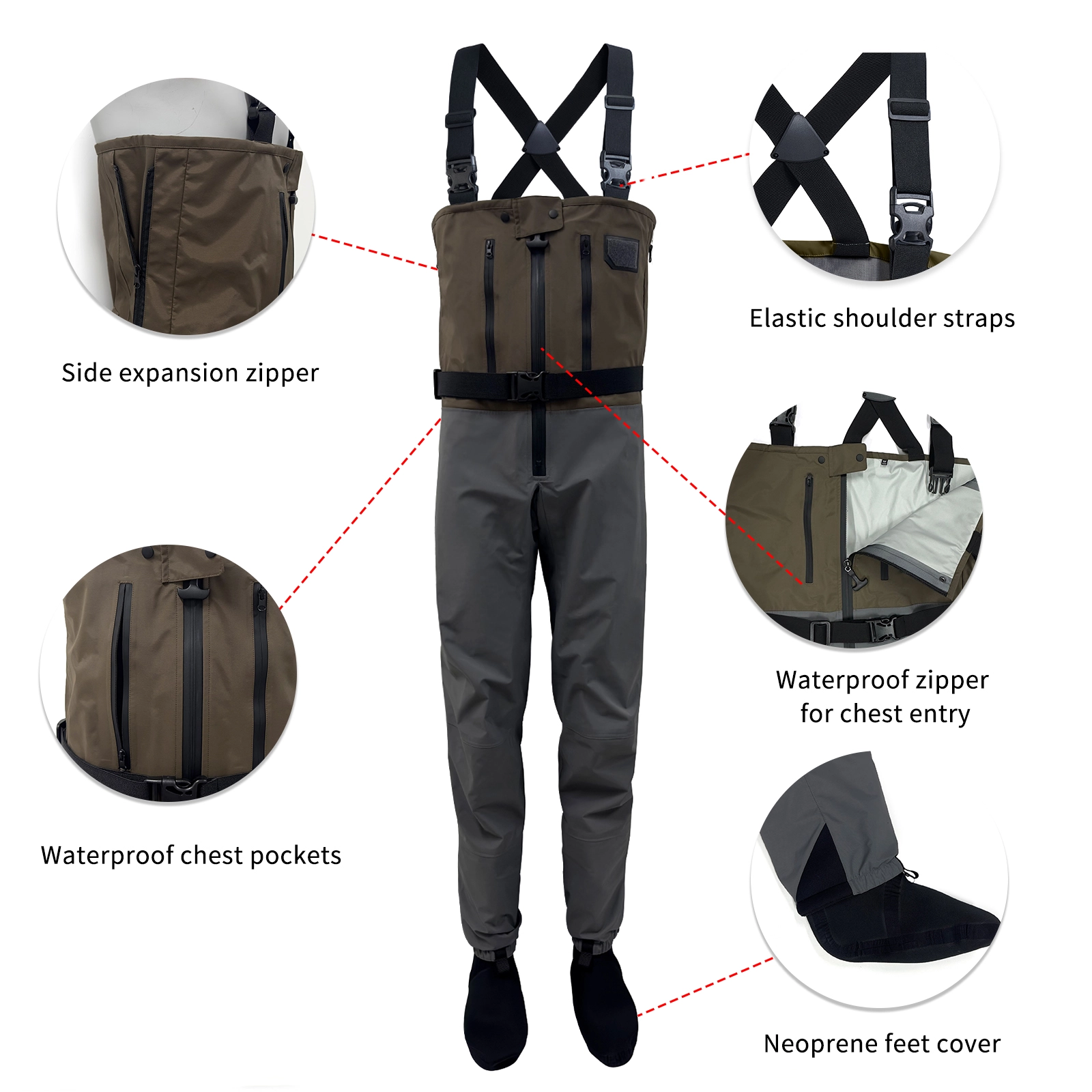 Yuelei WM-9x Dark Grey Wader