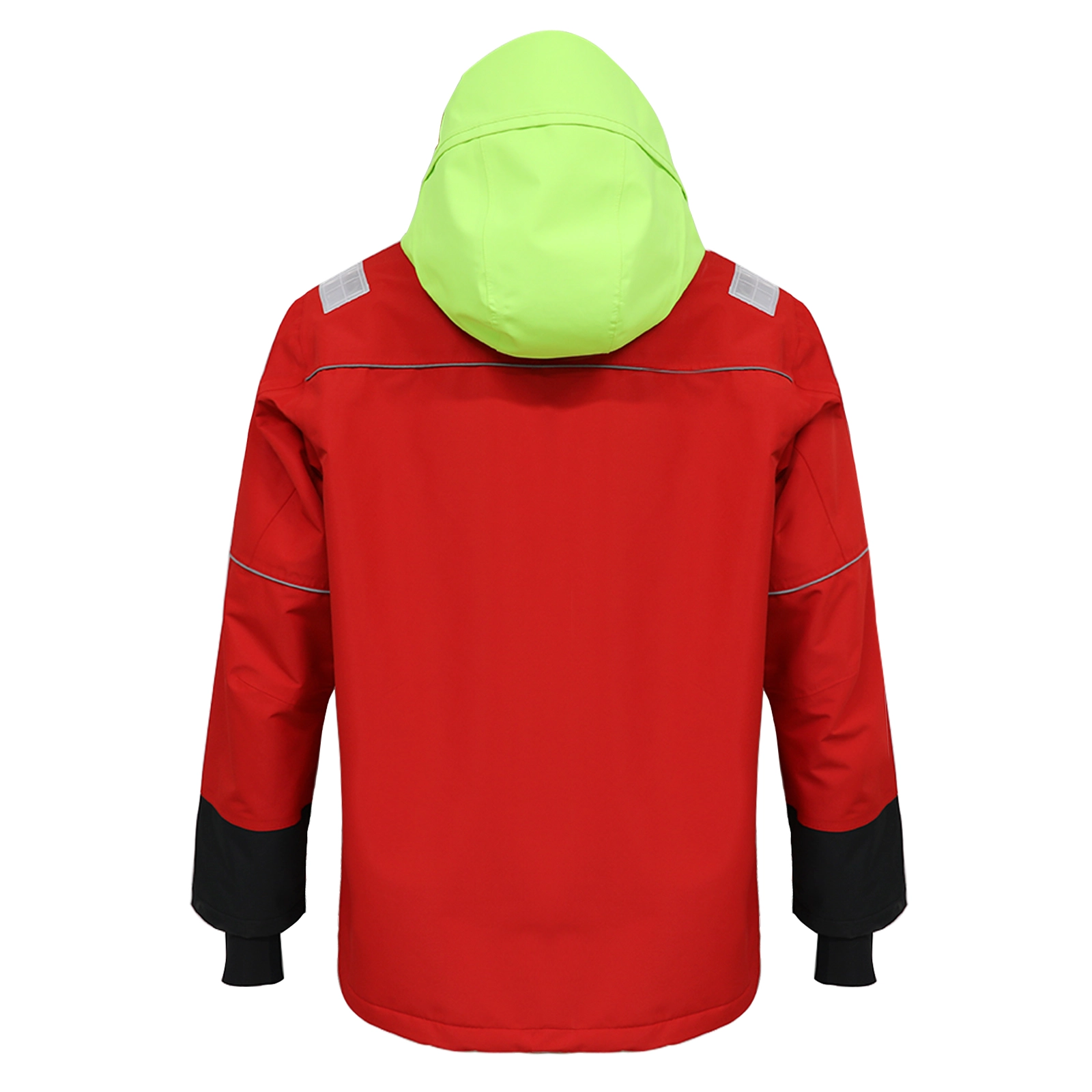 Yuelei Red Sailing Jacket with Neoprene Cuffs