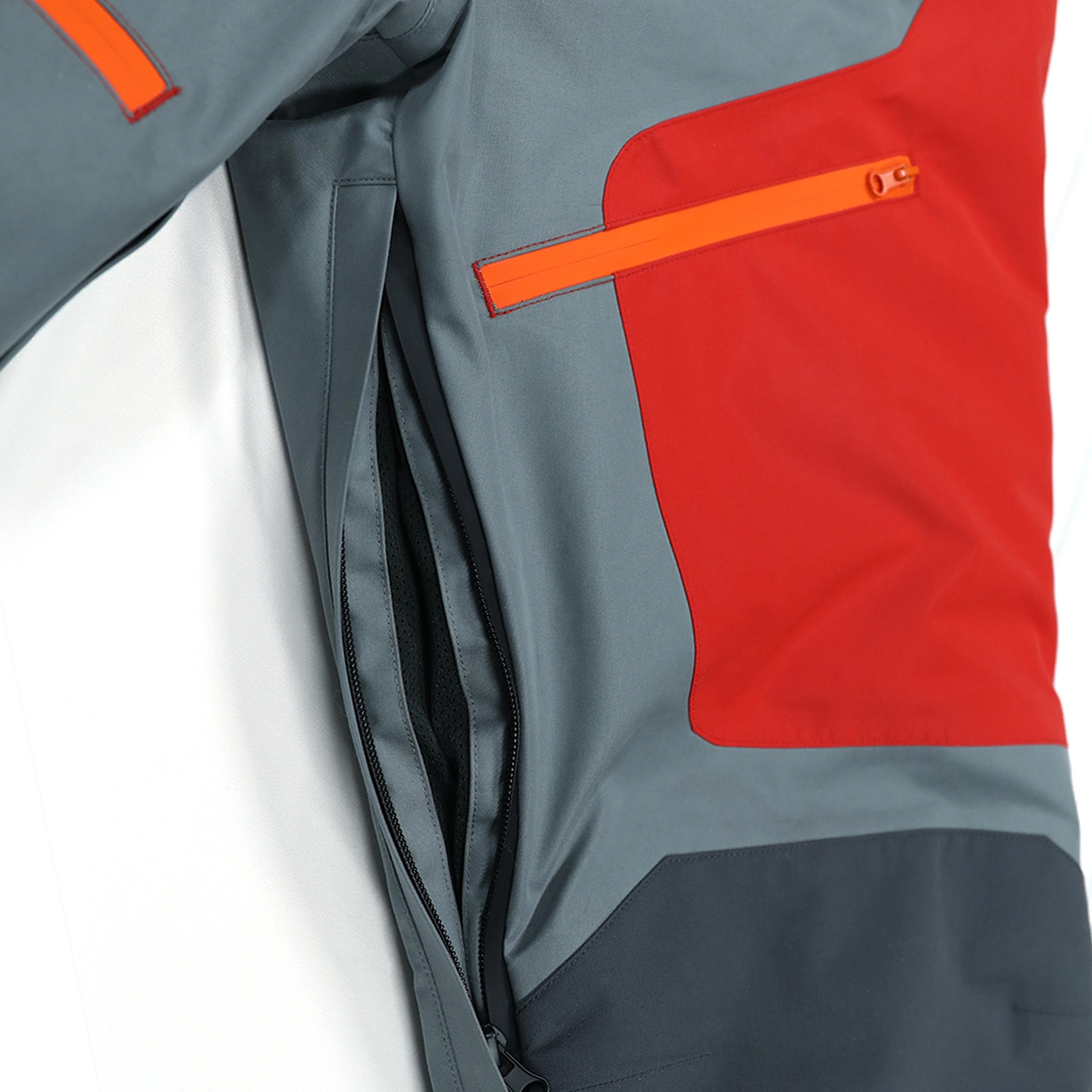Ski Suit Red & Grey