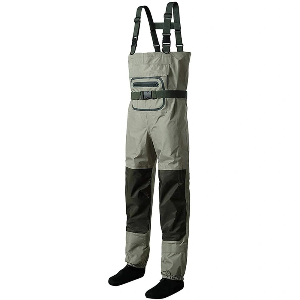 Yuelei WM-13 Waterproof Wader - Gray Adjustable Waist Wholesale