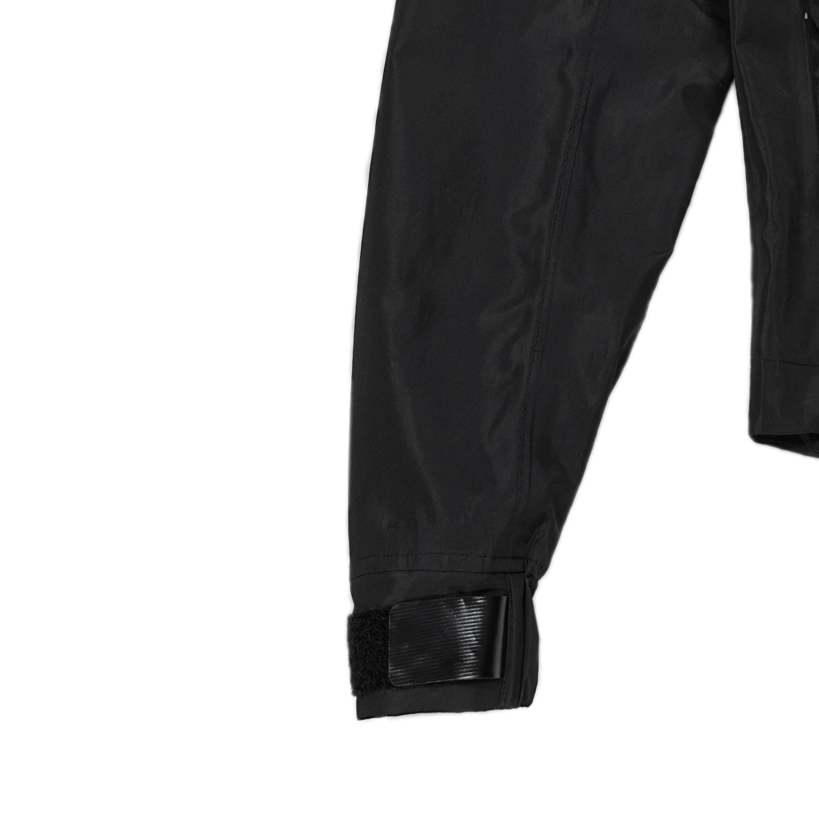Black Waterproof Jacket With Attachment Loop By Yuelei Wholesale