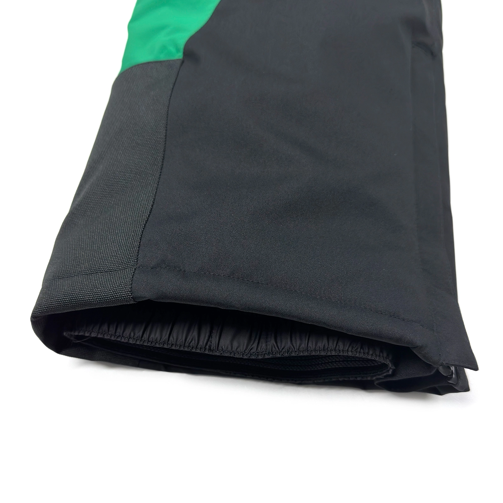 Teal and Black Down Ski Pants
