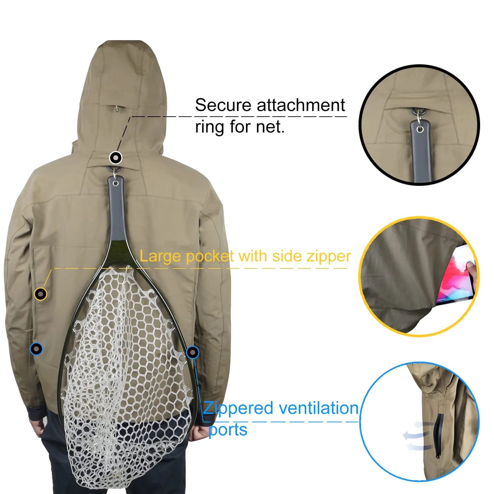 customization Multiple pockets Waterproof material Hunting Jacket