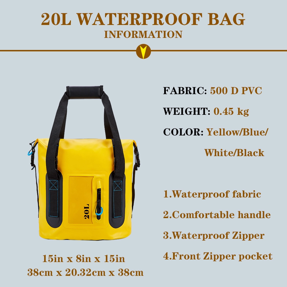 Customizable 20L Waterproof Bag - Durable Gear for Outdoor Adventures