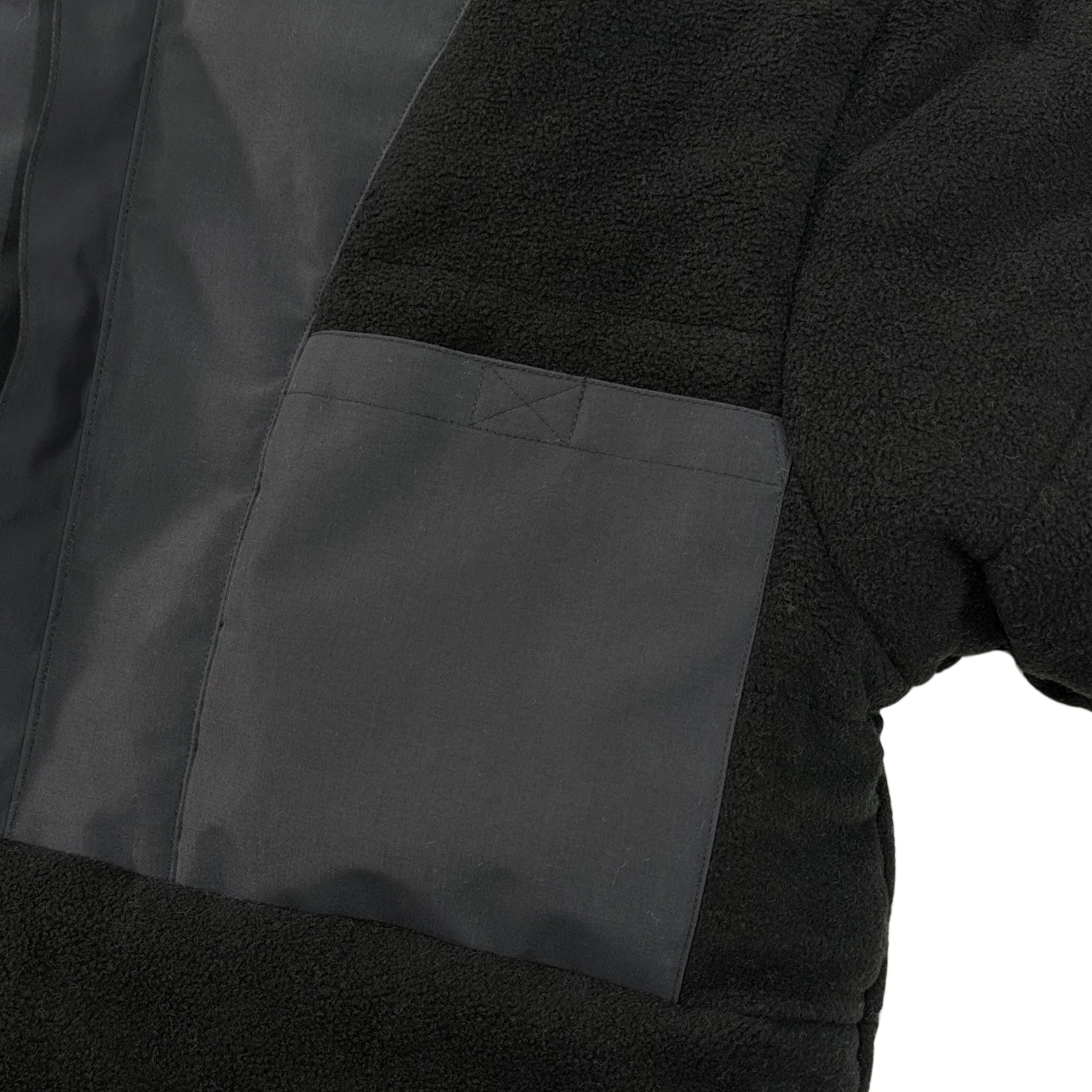 Yuelei Black and Neon Green Sailing Jacket with Polar Fleece Lining