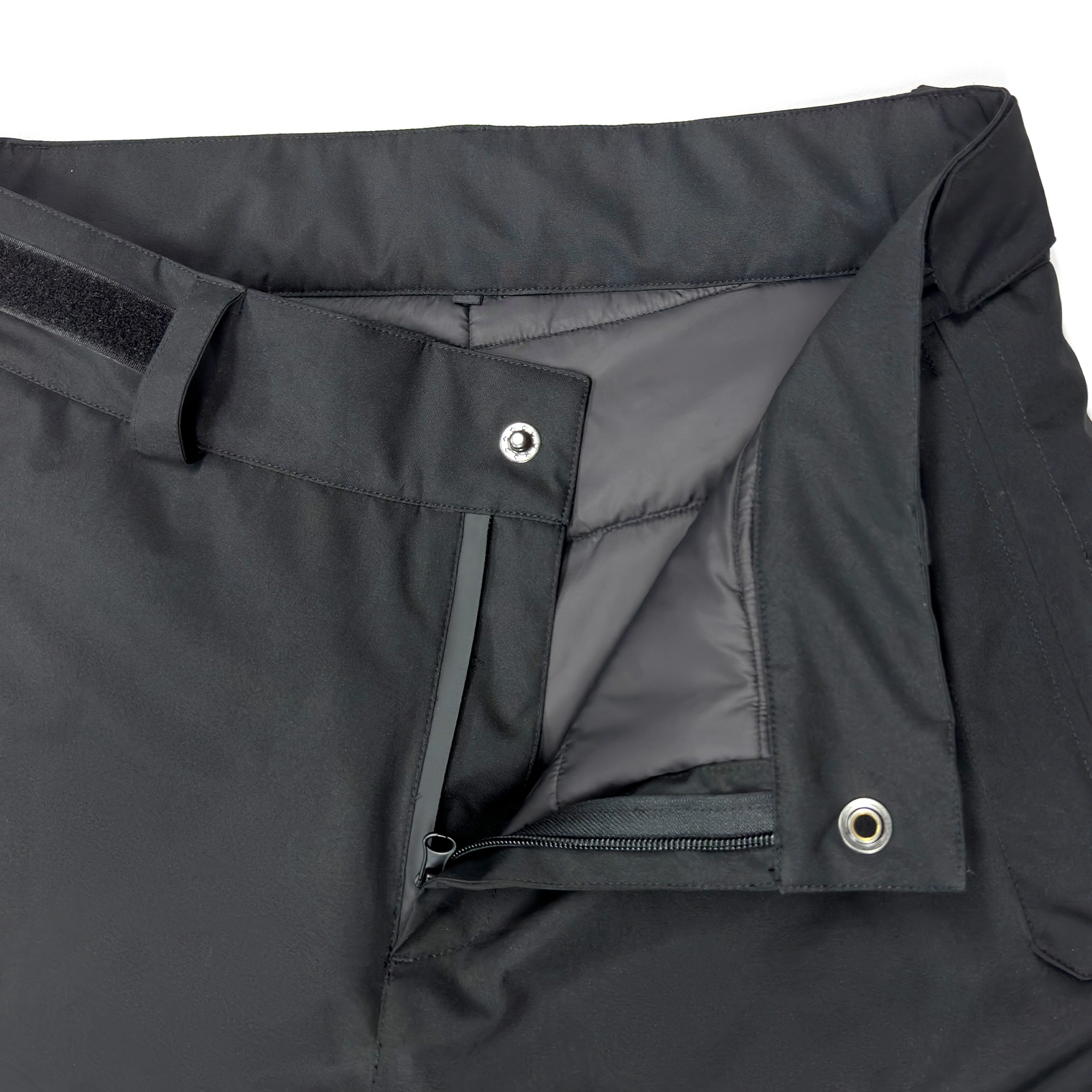 Teal and Black Down Ski Pants