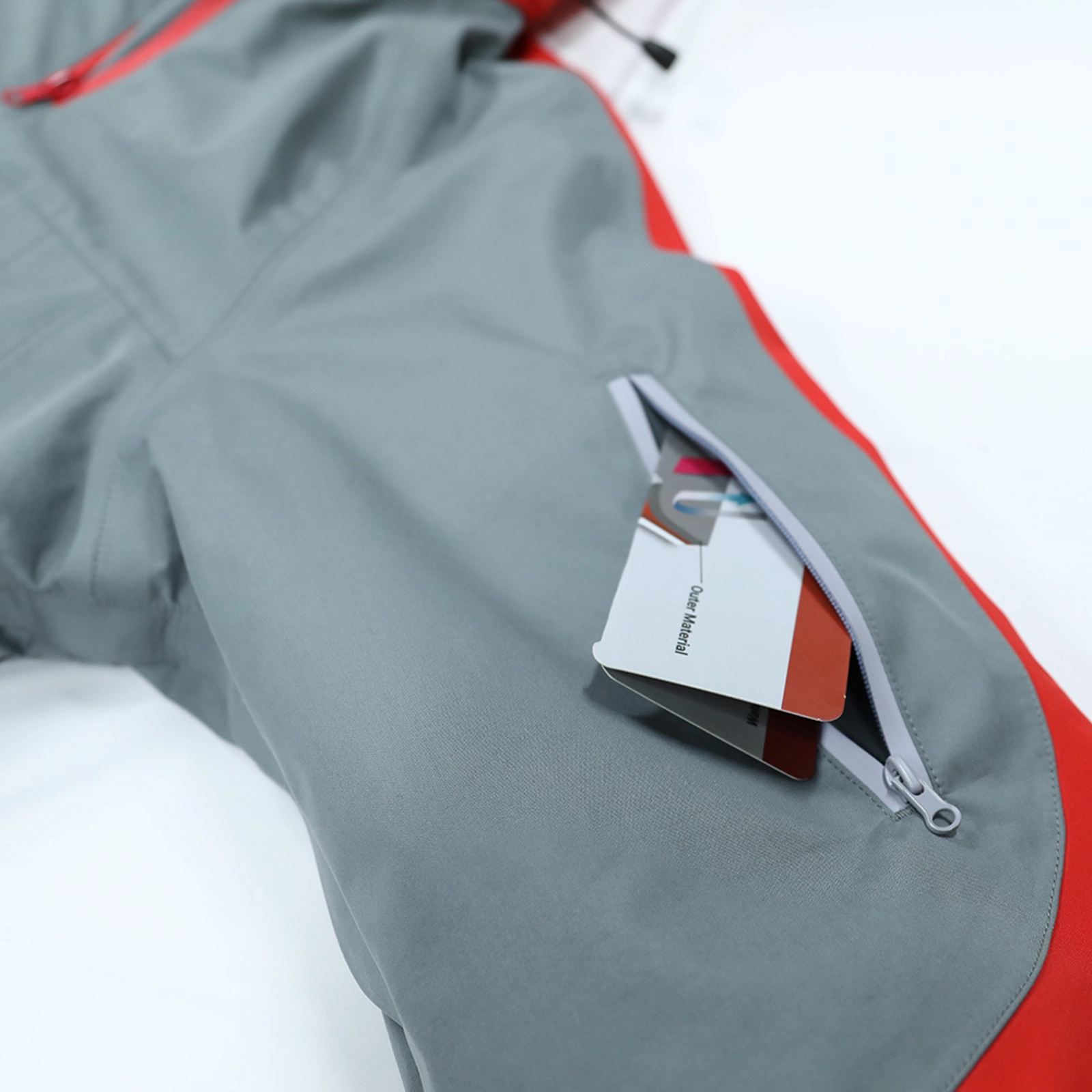 Ski Suit Red & Grey