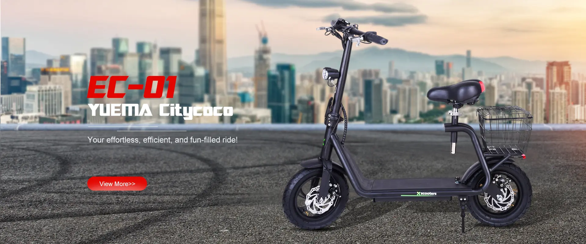 Yuema Citycoco Electric Scooter for B2B Importers