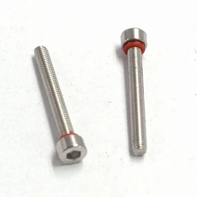 Custom Hex Socket Cap Head Sealing Screws Integrated O Ring IP67 Waterproof Fasteners For Industrial Cabinets New Energy Equipment Suppliers, Factory