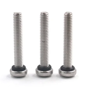 Wholesale Chinese Manufacturer Custom Sealing Screws Zinc Plated Hex Washer Head EPDM