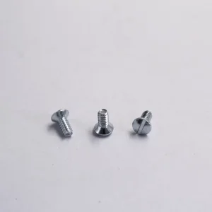 China Countersunk Head Slotted Zinc Plated Machine Screw