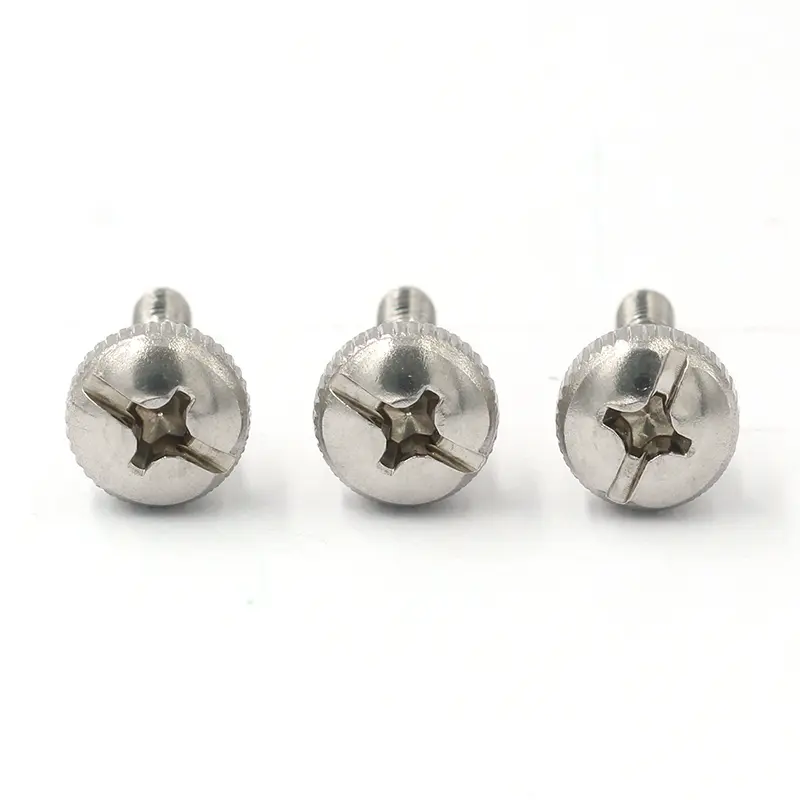 Custom High Quality Phillips Thumb Screw, Stainless Steel Knurled Head Thumb Screws for Industrial Assembly Supplier, Factories