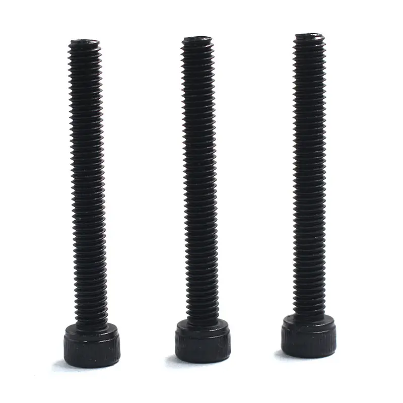 Wholesale Factory Customizable Non-standard 304 Stainless Steel Black Zinc-plated Hexagon Socket Flat Head Metric Machine Screw Manufacturer, Suppliers