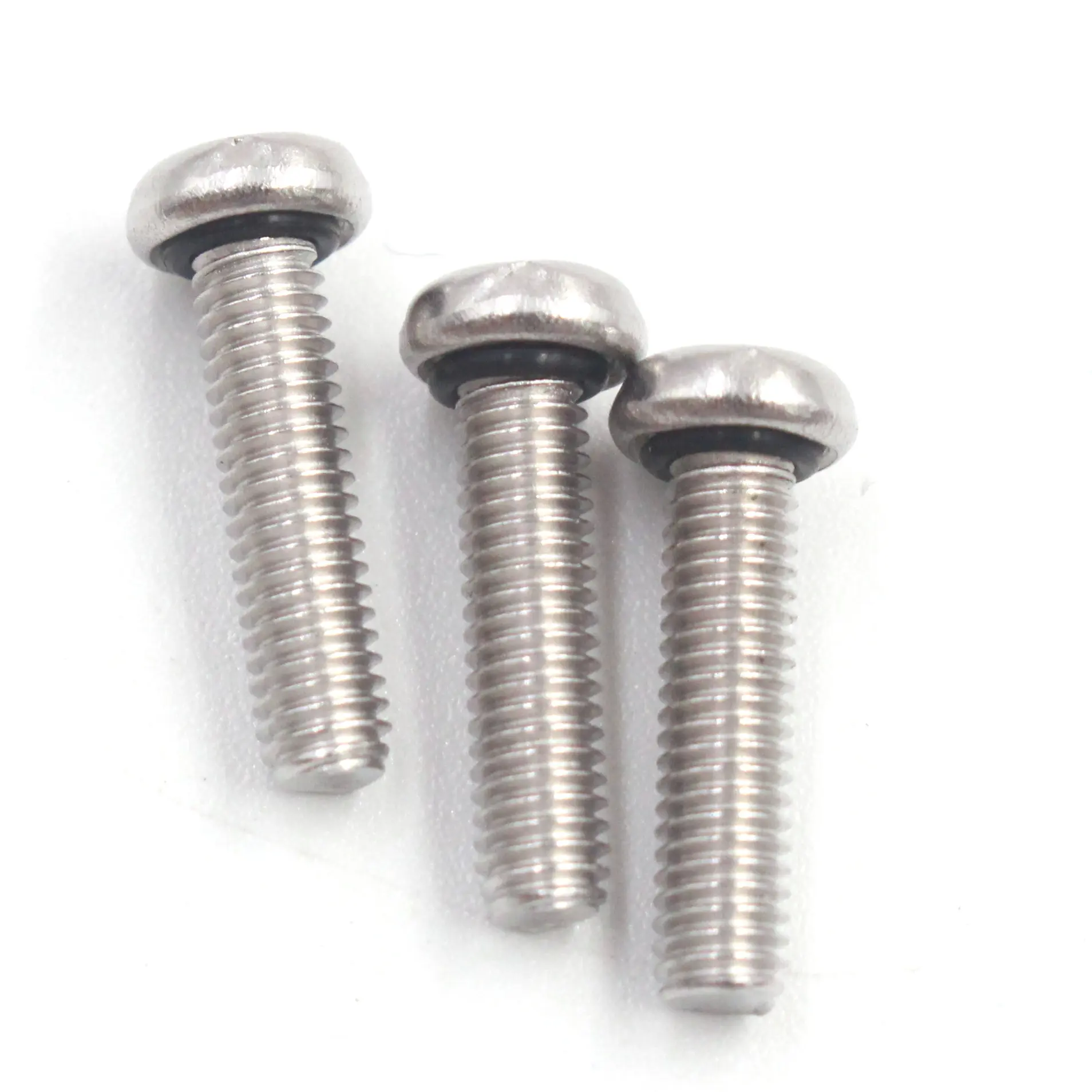 Custom 316 304 Stainless Steel Sealing Screws Pan Head Phillips Rubber O Ring IP67 Waterproof For Electronics Enclosure Suppliers, Factories