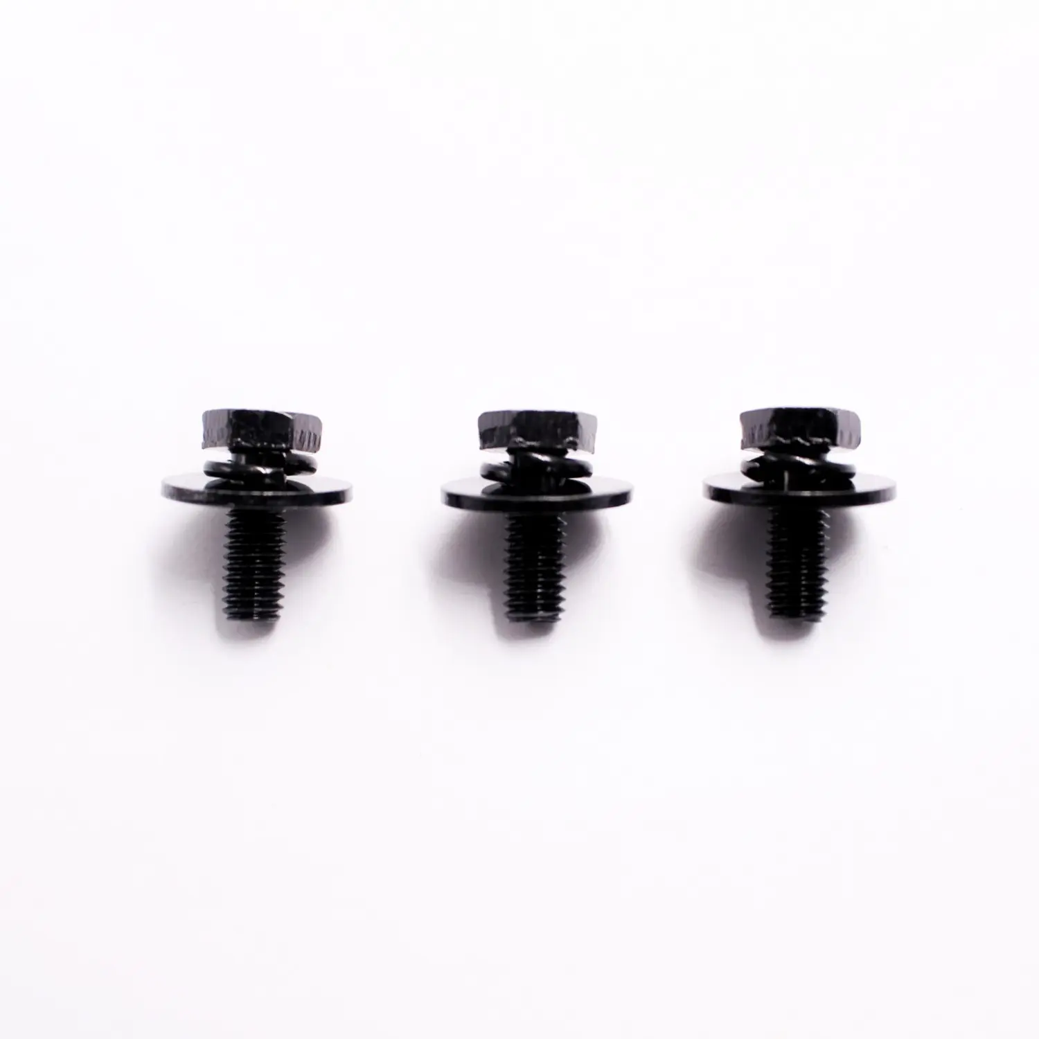 Hex head cross recess sems combination screw with double washer