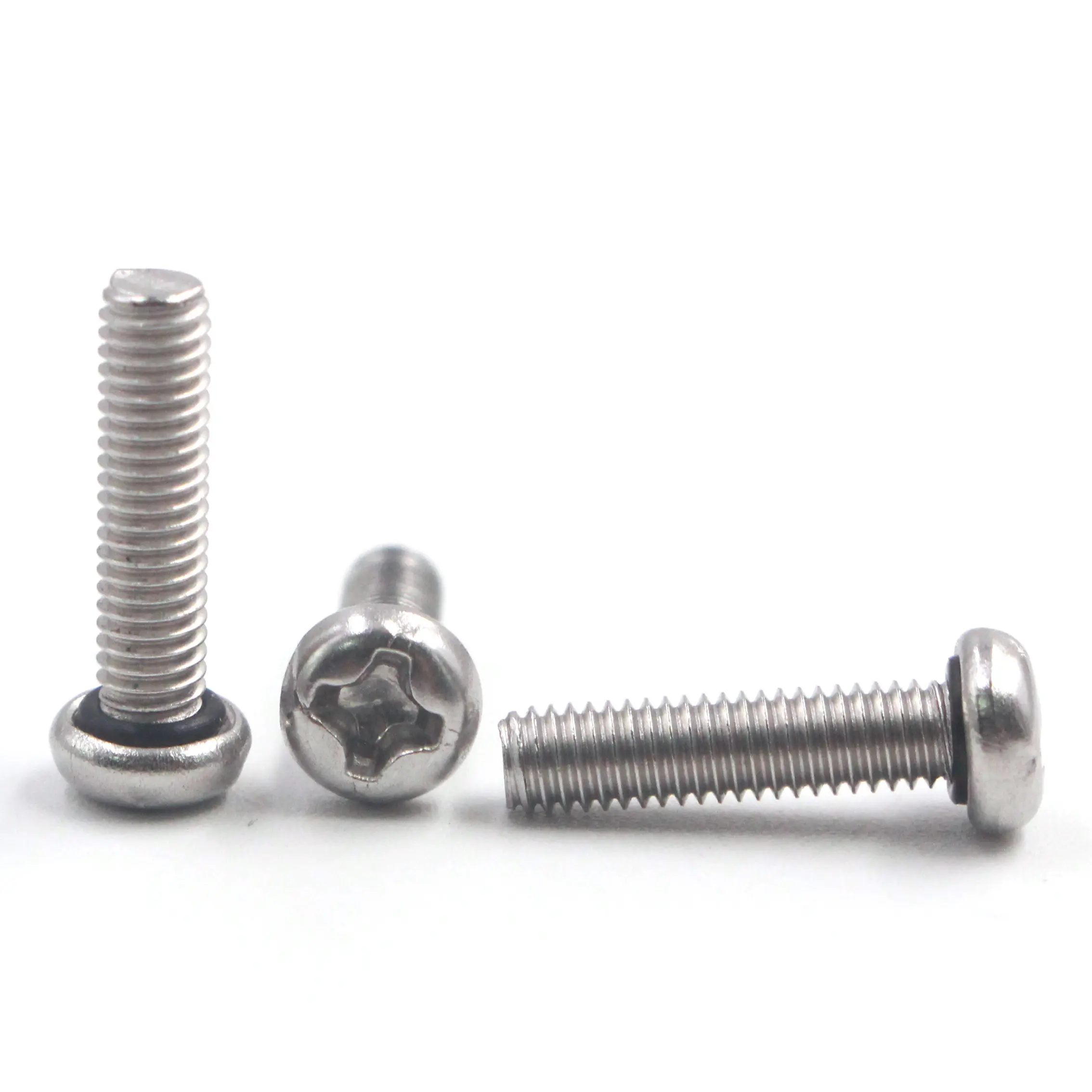 Custom 316 304 Stainless Steel Sealing Screws Pan Head Phillips Rubber O Ring IP67 Waterproof For Electronics Enclosure Suppliers, Factories