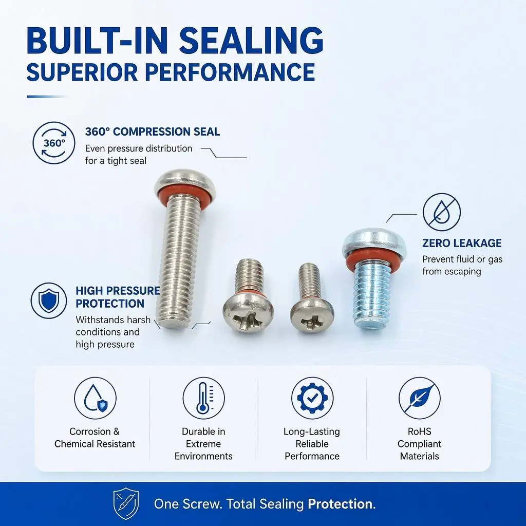 PAN HEAD PHILLIPS Sealing Screw