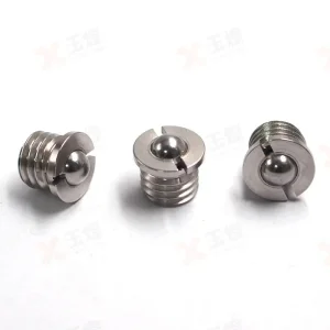 China Threaded Slotted Ball Spring Plunger Stainless Steel Positioning Screw Supplier, Factories