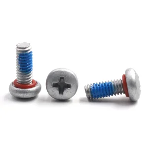 Stainless Steel SS304 Blue Nylon Patch Nylock Screw