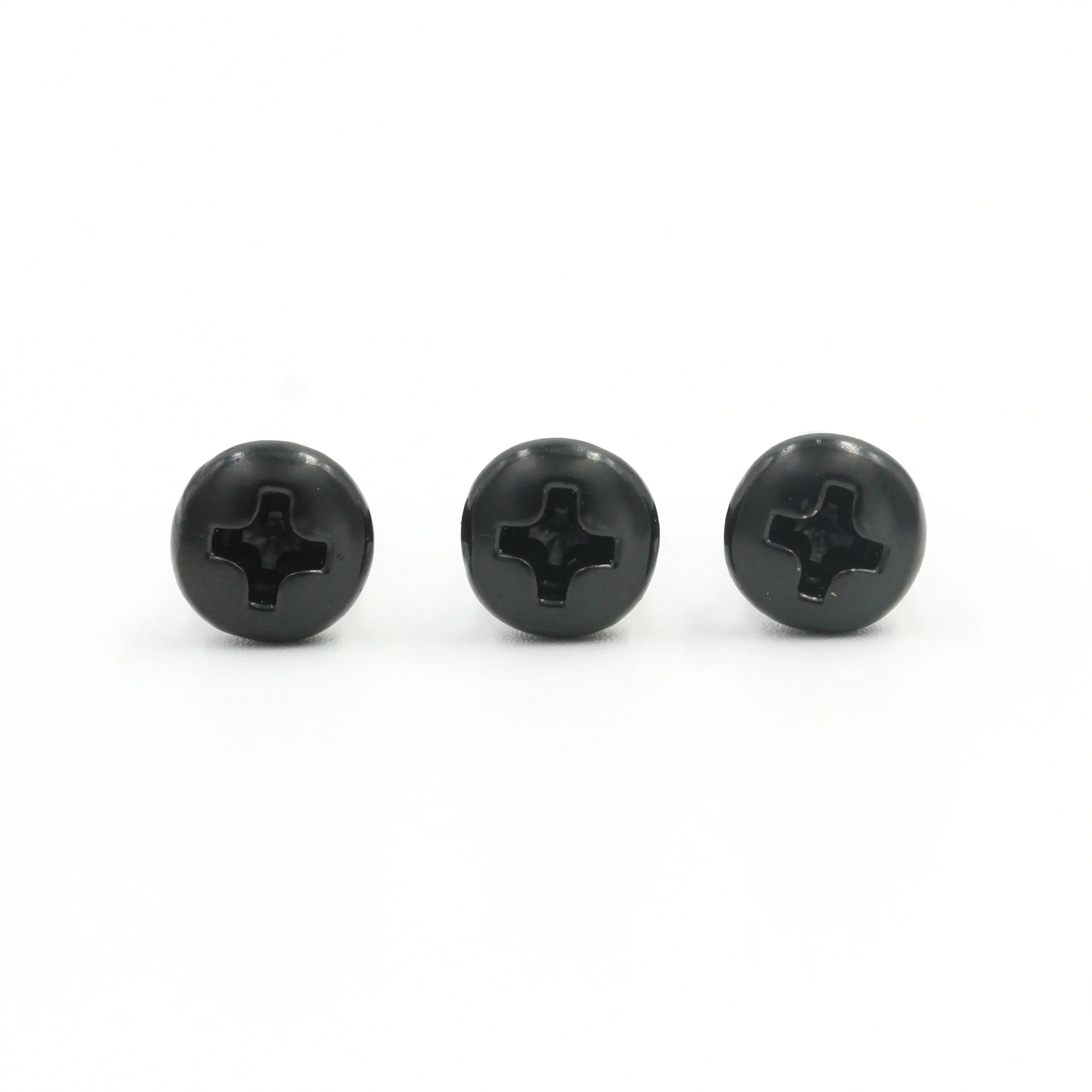 ODM Manufacturer High Quality Pan Head Phillips M2 M3 M4 M5 M6 M8 M10 Stainless Steel 304 / Carbon Steel Electrophoresis Black Machine Thread Screw Manufacturers, Factory