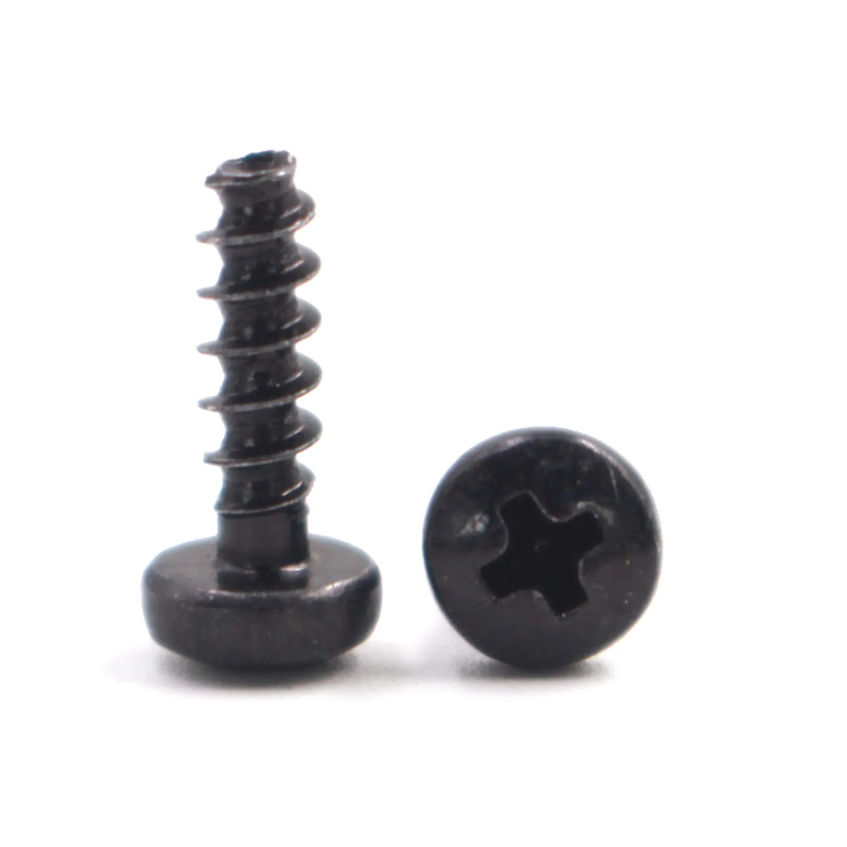 OEM non standard fasteners factory OEM ODM custom SUS304 316 carbon steel black oxide high durable rust proof phillips pan head TP thread screw for plastic Supplier, Suppliers