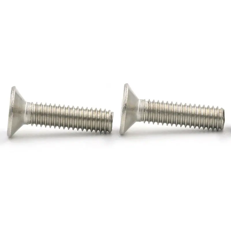 OEM DIN7991 Stainless Steel hex socket countersunk head fully threaded M3/M4/M5/M6 machine screw Manufacturers, Suppliers